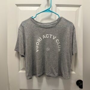 💞 LIKE NEW Vuori ACTV Club Tee 2.0 - Heathered Gray - Sz Large